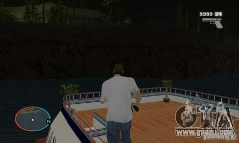 Yacht Korteza from Vice City for GTA San Andreas