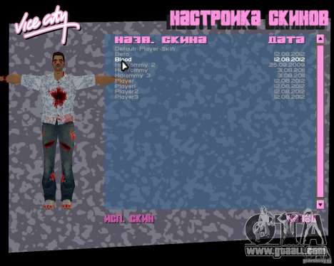 4 Skins and model for GTA Vice City