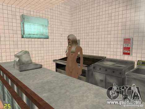 Cluckin Bell Girls XXX for GTA San Andreas