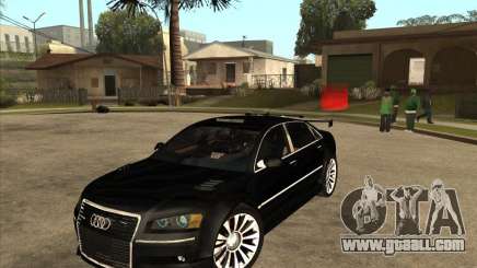 Audi A8 Tuned for GTA San Andreas