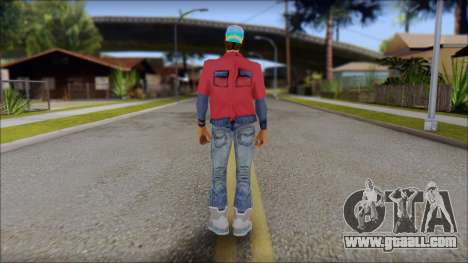 Marty from Back to the Future 2015 for GTA San Andreas