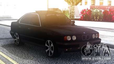 BMW 535 Black Original Sedan for GTA San Andreas
