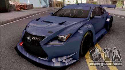 Lexus RC F GT3 2017 for GTA San Andreas