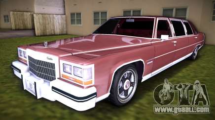 Cadillac Fleetwood Brougham 1985 Limousine for GTA Vice City