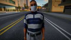 T-Bone in a protective mask for GTA San Andreas