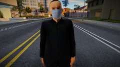 Triadb in a protective mask for GTA San Andreas