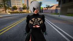 Naotara Li cosplay: 2B (Extra thicc) with Skirt for GTA San Andreas
